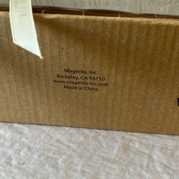 Rae Dunn: set of 6 rounded cheese holder & picks- wear on box - Picture 6 of 16